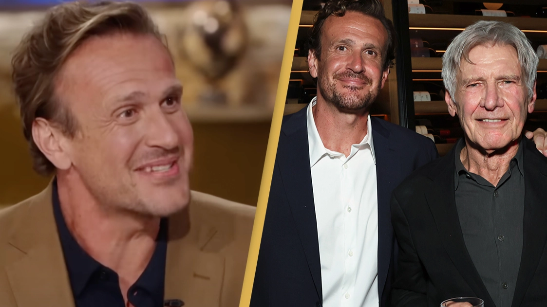 Jason Segel reveals five-word x-rated text Harrison Ford sent him about joining his new show after seeing him naked