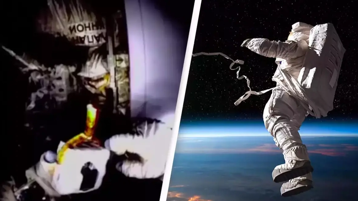 Cosmonaut told to leave area immediately after discovering blob growing outside International Space Station