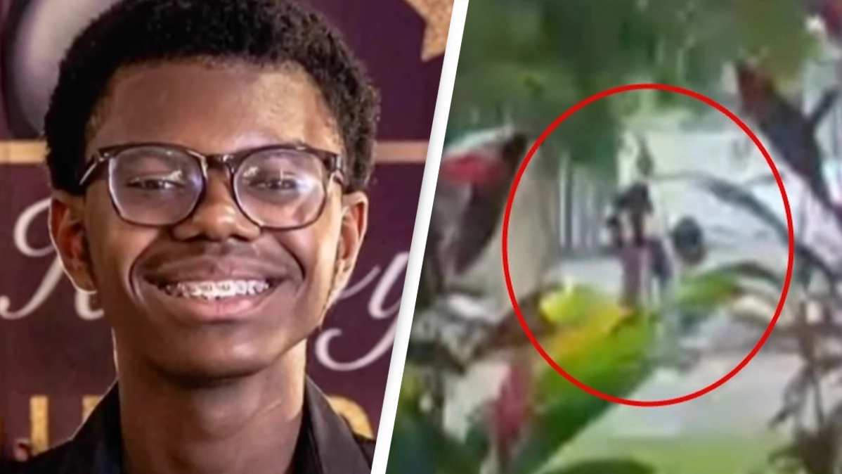 Haunting doorbell footage shows teen’s actions before he was 'struck by lightning'