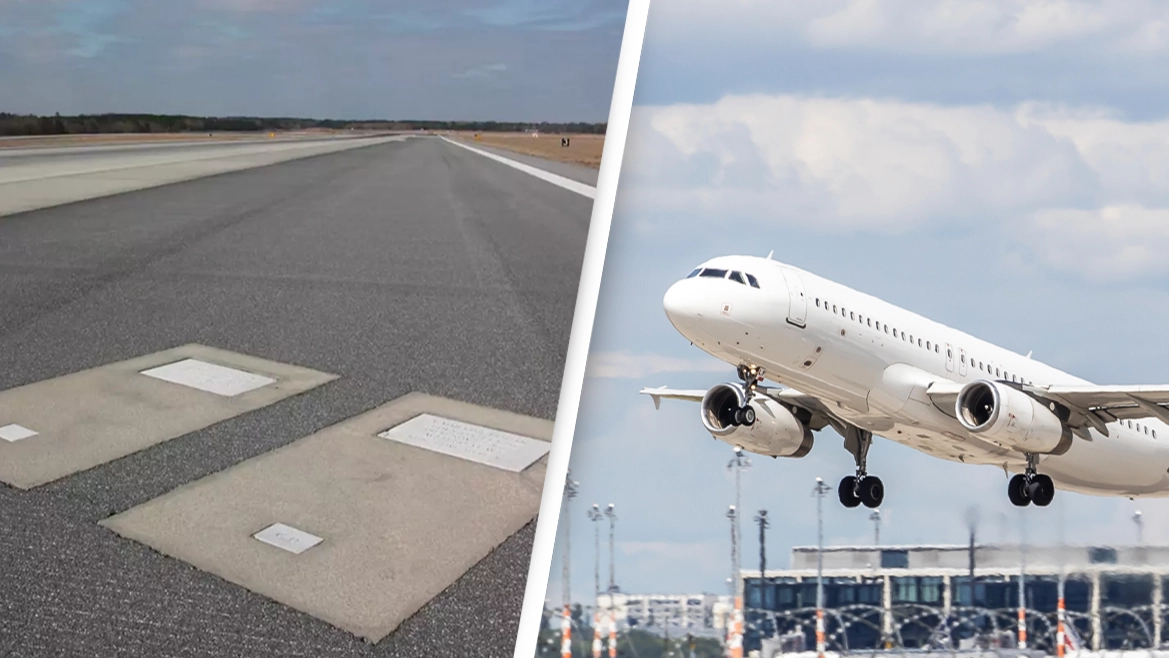 Bizarre reason why two people are buried in graves under airport runway
