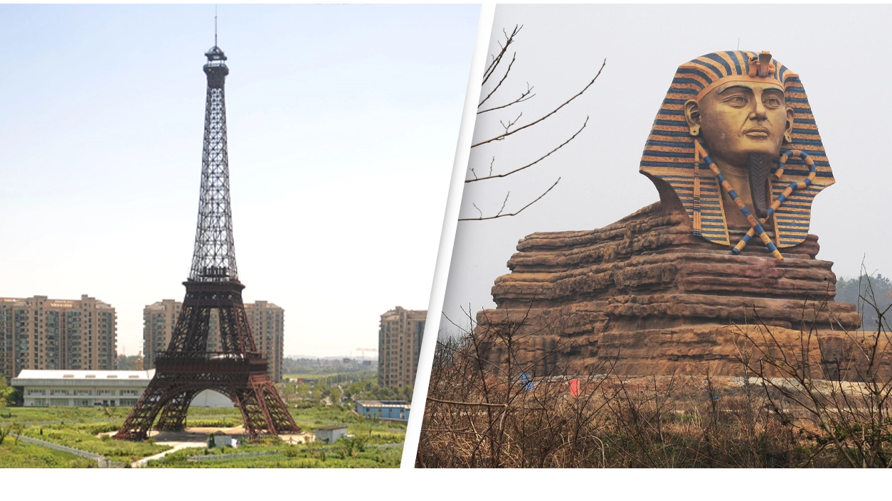 Inside China's 'Bizarre' Fake Landmarks Including Eiffel Tower And Tower Bridge