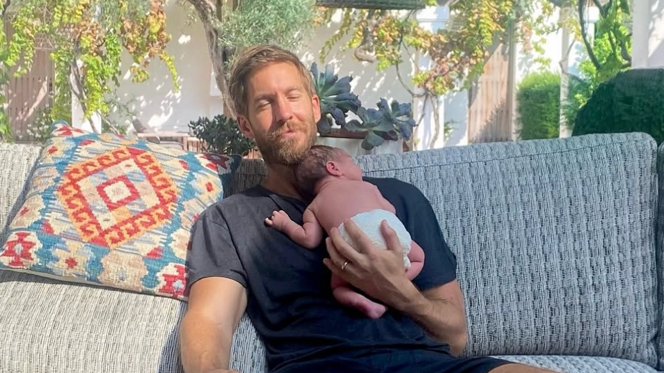 Calvin Harris reveals what he did with wife Vick Hope's placenta after he shared graphic photo that sparked controversy