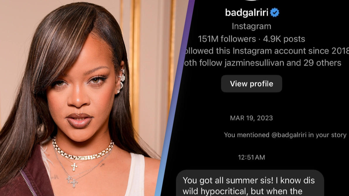 Fans blown away after Rihanna slides into GloRilla's DMs with 'hypocritical' message