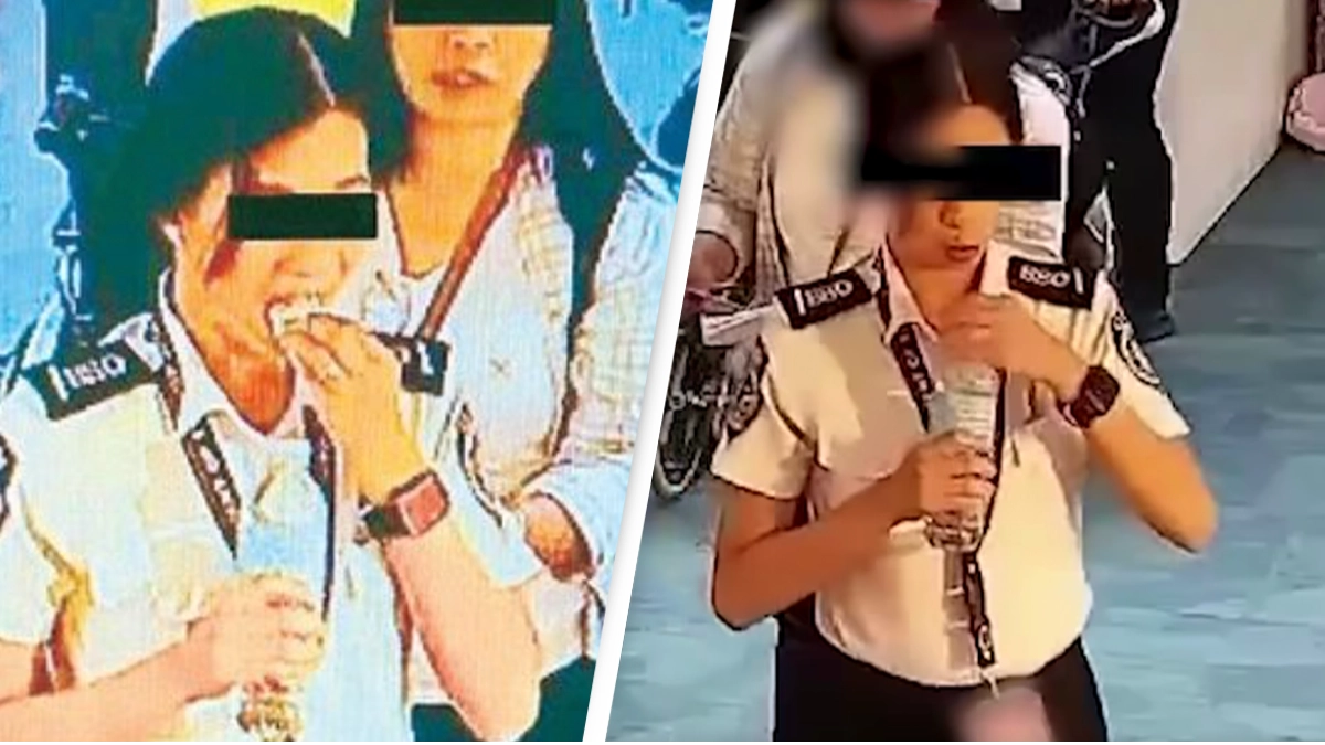 Airport security official suspended after being caught swallowing $300 that was stolen from passenger