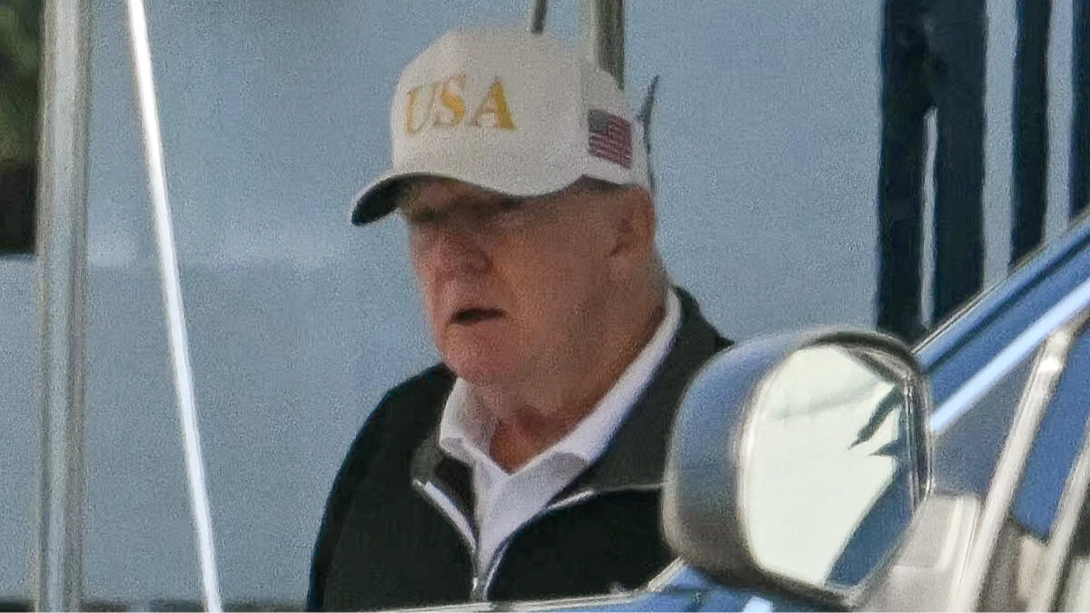 People have bizarre theory about Trump 'stunt double' as he's pictured for first time in days