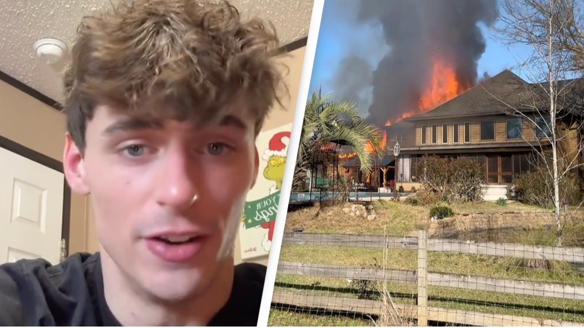 NoahGlennCarter hits back at people joking about his house burning down