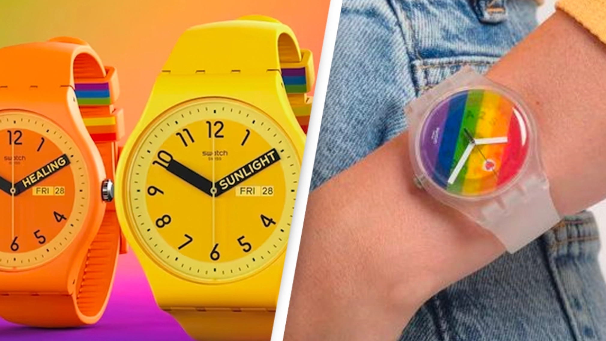 People in Malaysia face up to three years in prison if found with a rainbow Swatch watch