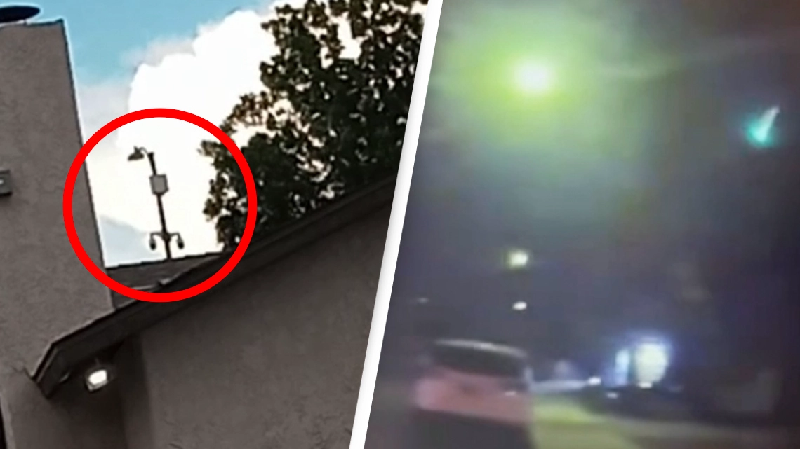 New twist in Las Vegas 'alien' sighting as family claim Homeland Security installed surveillance cameras