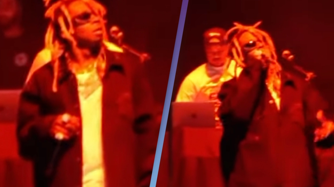 Lil Wayne threatens to walk off stage after fan throws something during concert