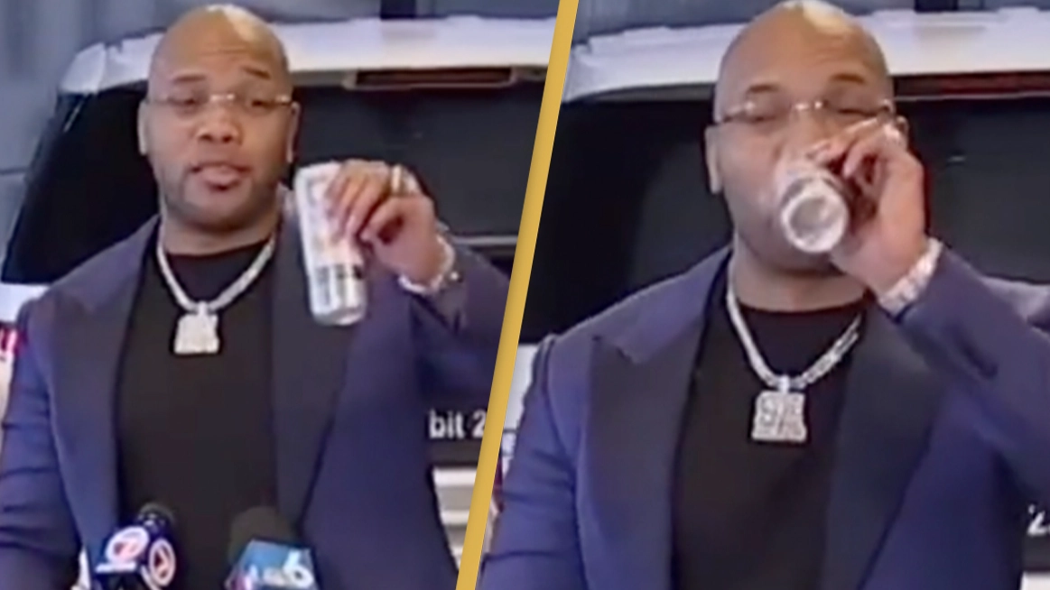 Flo Rida enjoys a sip of Celsius after winning $82 million from them