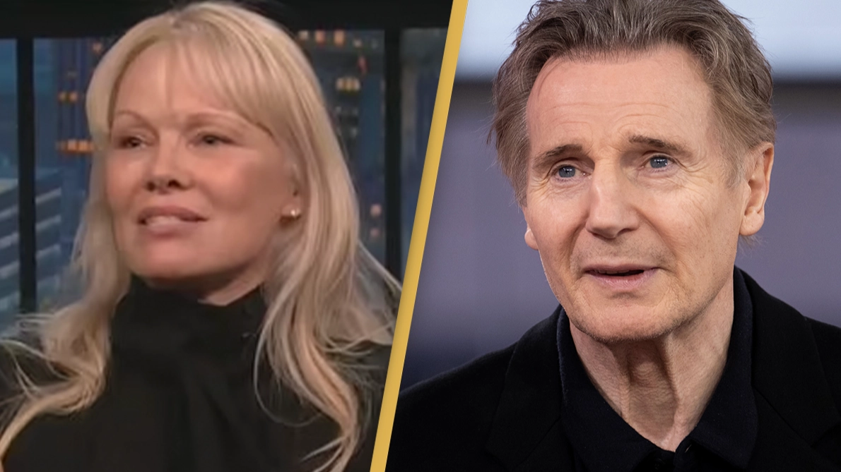 Pamela Anderson opens up about ‘great connection’ with Liam Neeson after he admitted being ‘madly in love’ with her