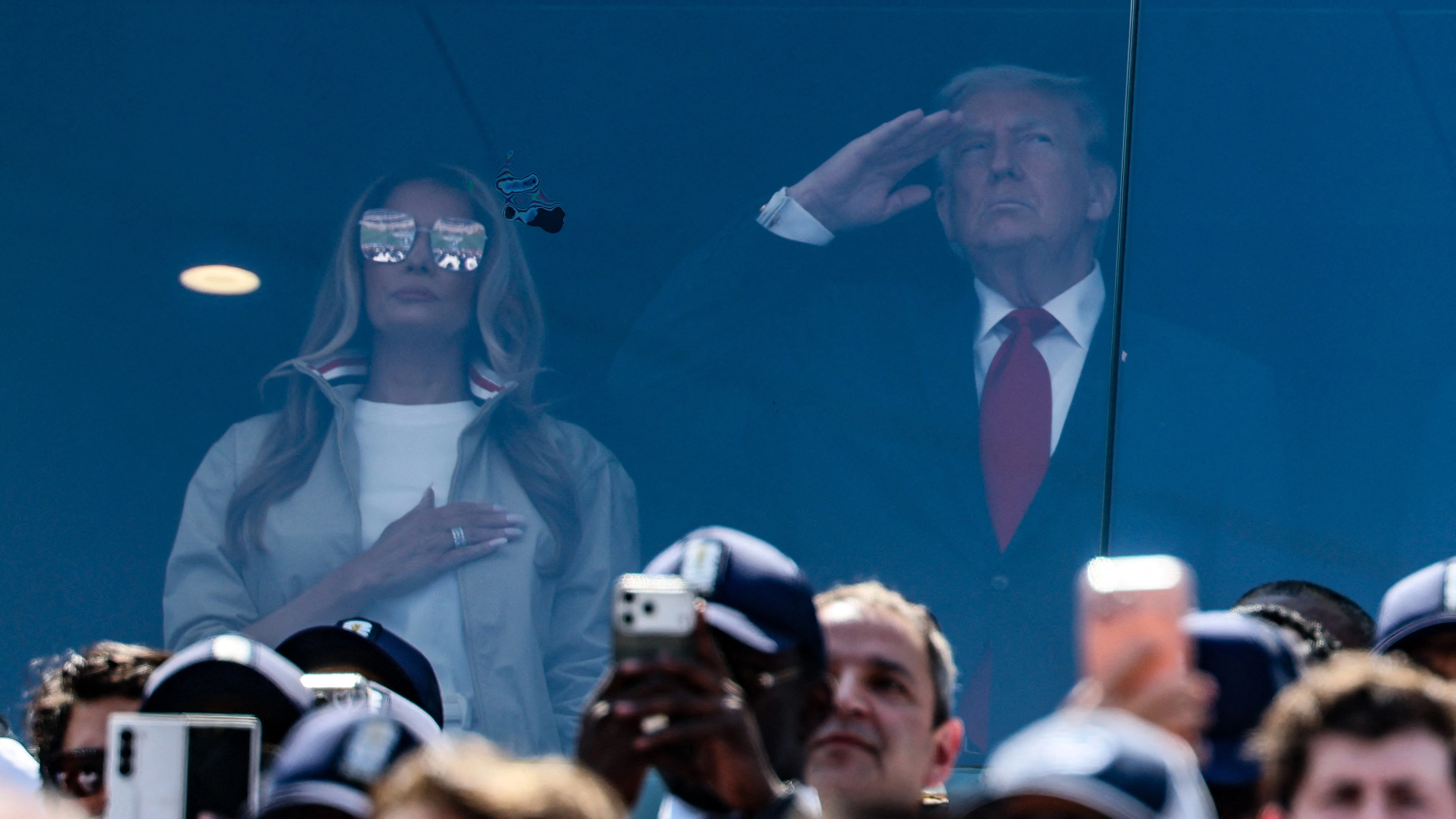 Donald Trump turns World Cup final into bunker with 'fortress' security that dwarfs King Felipe's royal detail