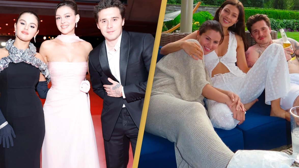 Selena Gomez, Nicola Peltz and Brooklyn Beckham celebrate 'throuple' anniversary
