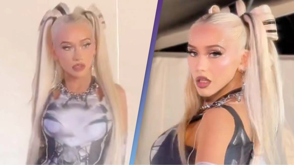 Fans convinced Christina Aguilera is aging backwards after seeing new footage that looks straight out of the 90’s