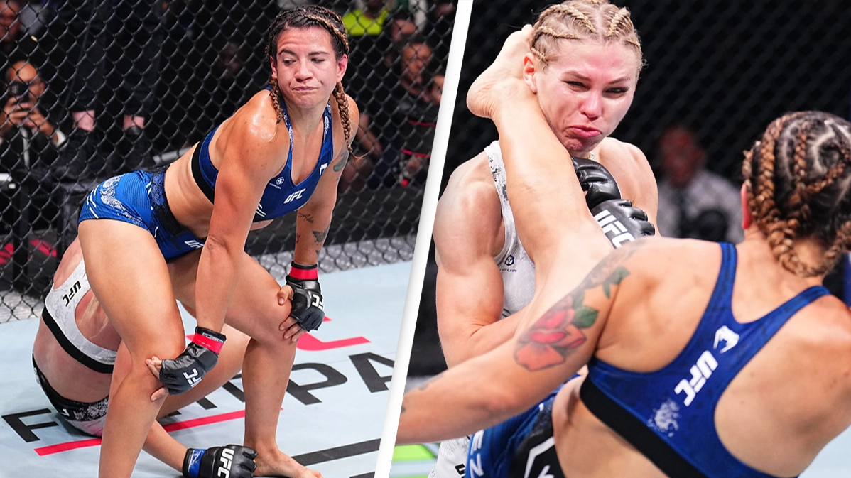 ‘Disrespectful’ moment UFC star twerks in opponent’s face after winning has viewers divided