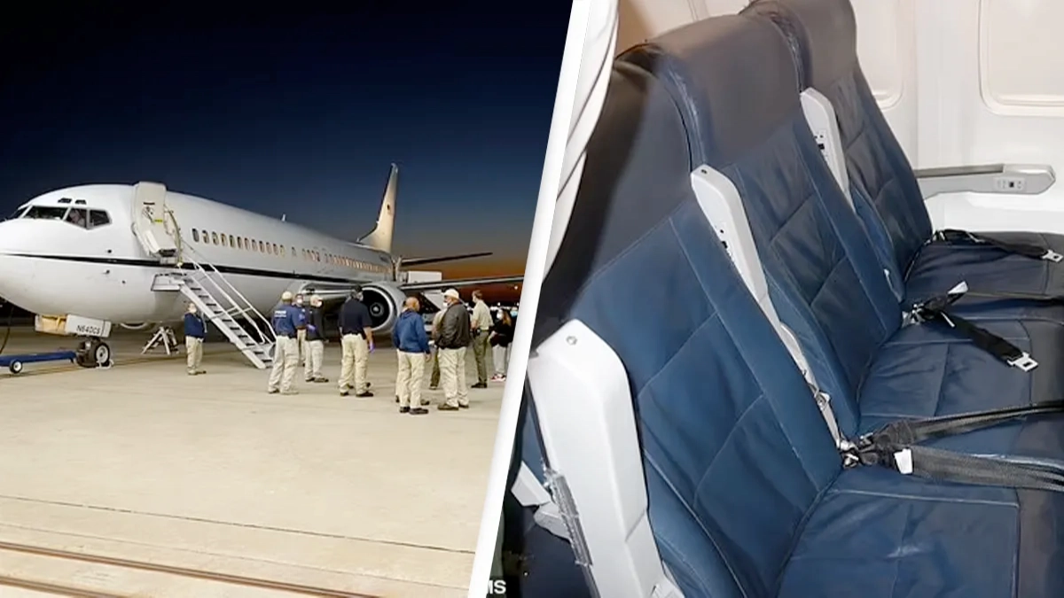 Inside the real Con Air which transports 200,000 inmates a year