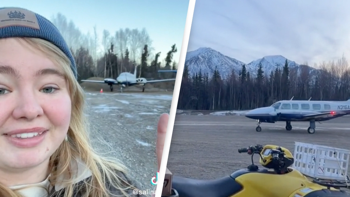 Woman lives so remotely she has to fly to the grocery store