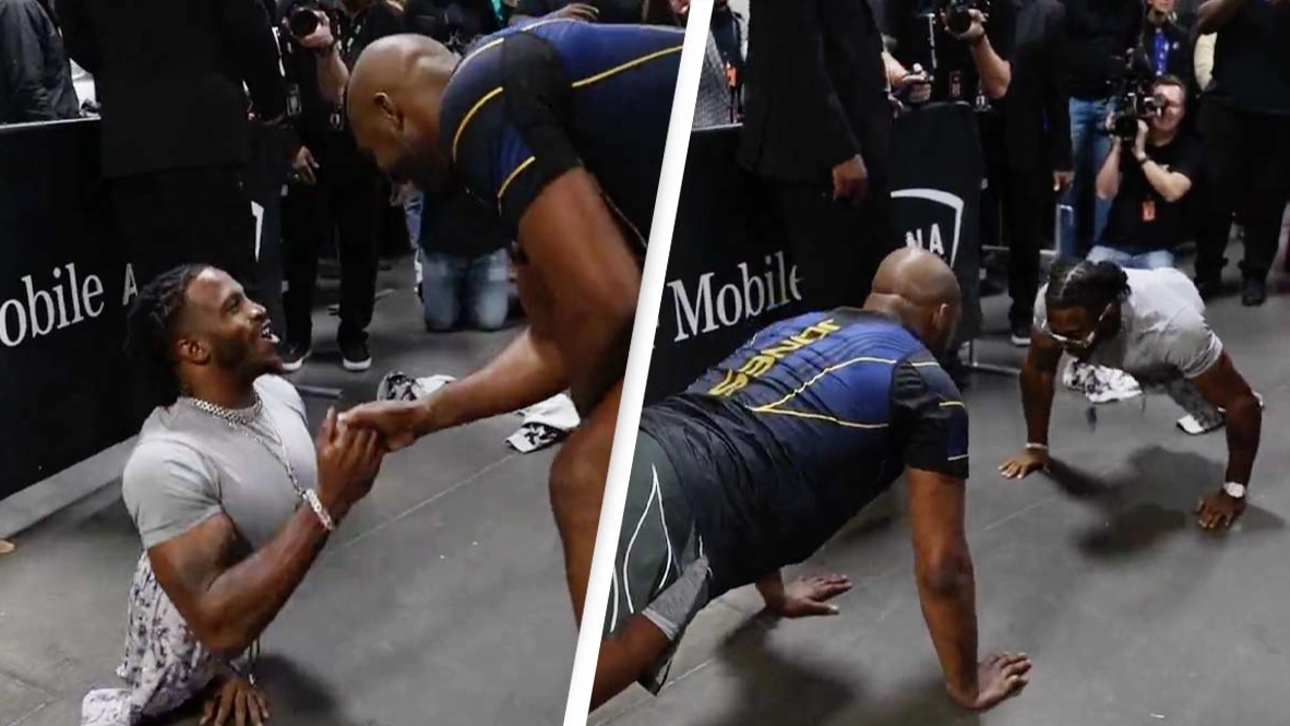 MMA's first legless fighter defeats UFC champion Jon Jones in push-up contest