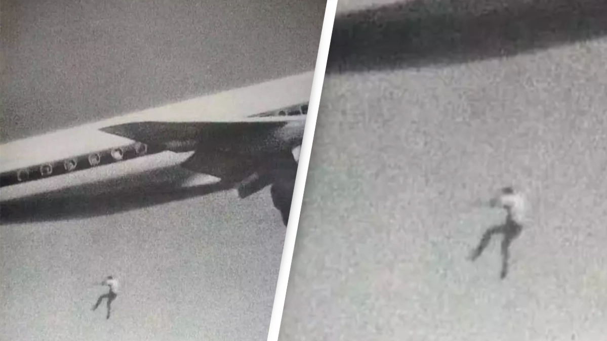 Haunting final image of 14-year-old boy who fell to his death after hiding inside wheel-well of plane