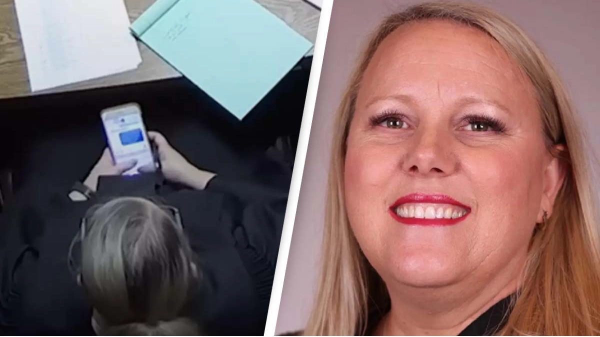 Shocking texts revealed after Judge was caught on her phone during murder trial of 2-year-old