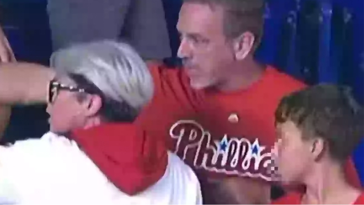 Father of young boy involved in viral clip of woman caught on live TV doing controversial act speaks out