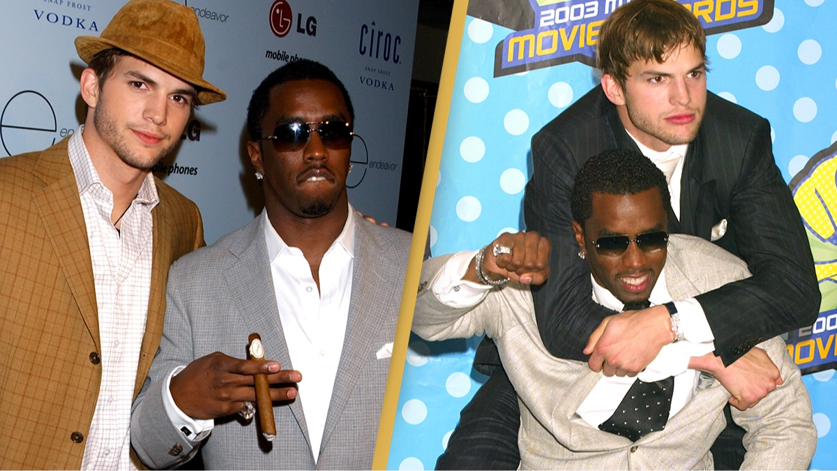 Ashton Kutcher condemned online as video of him laughing about Diddy's parties resurfaces