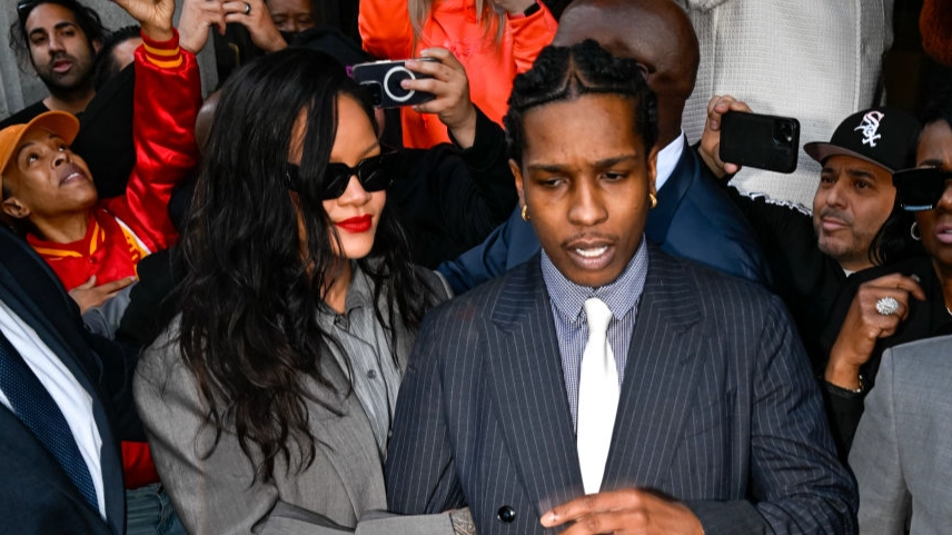 Rihanna defends A$AP Rocky after being asked ‘insensitive’ question following trial win