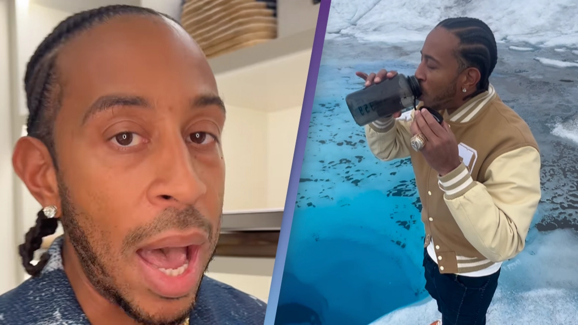 Ludacris vows to drink water from every part of the world amid viral video of him drinking from a glacier