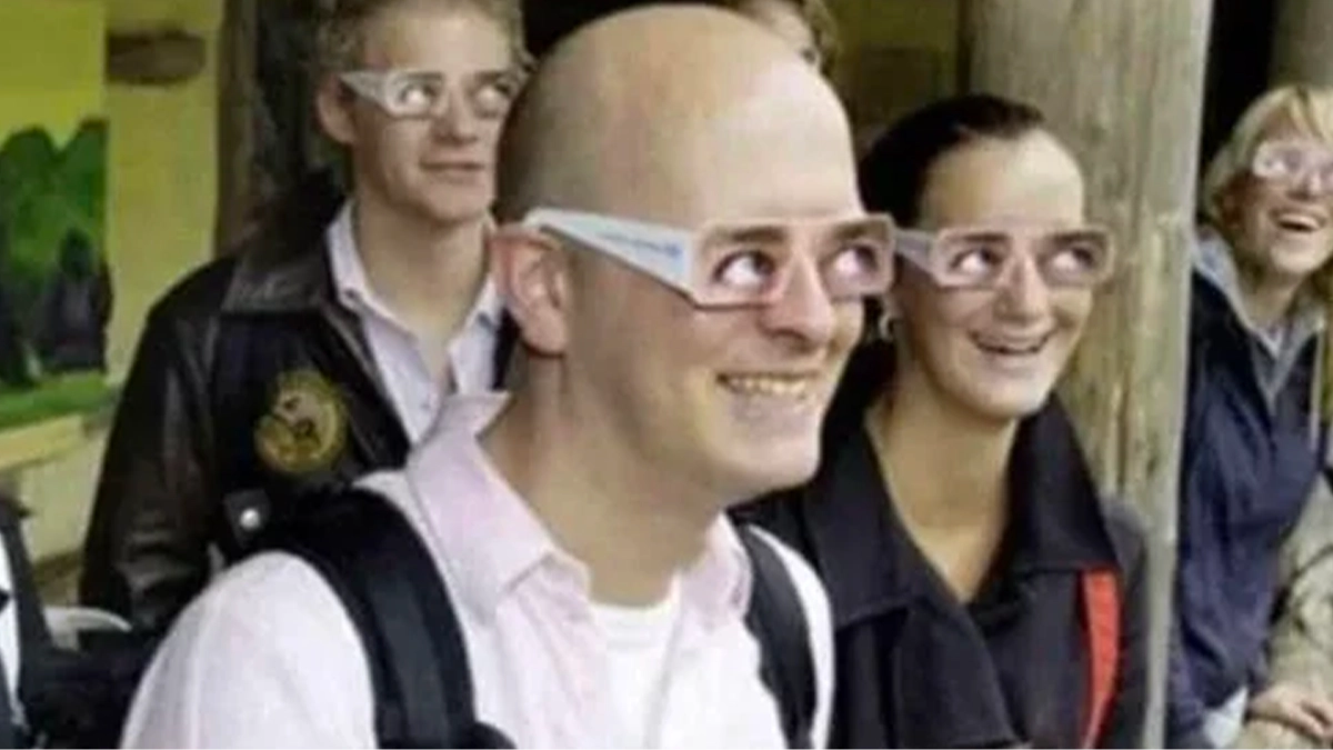Disturbing reason glasses were made to avoid direct eye contact with gorillas at the zoo