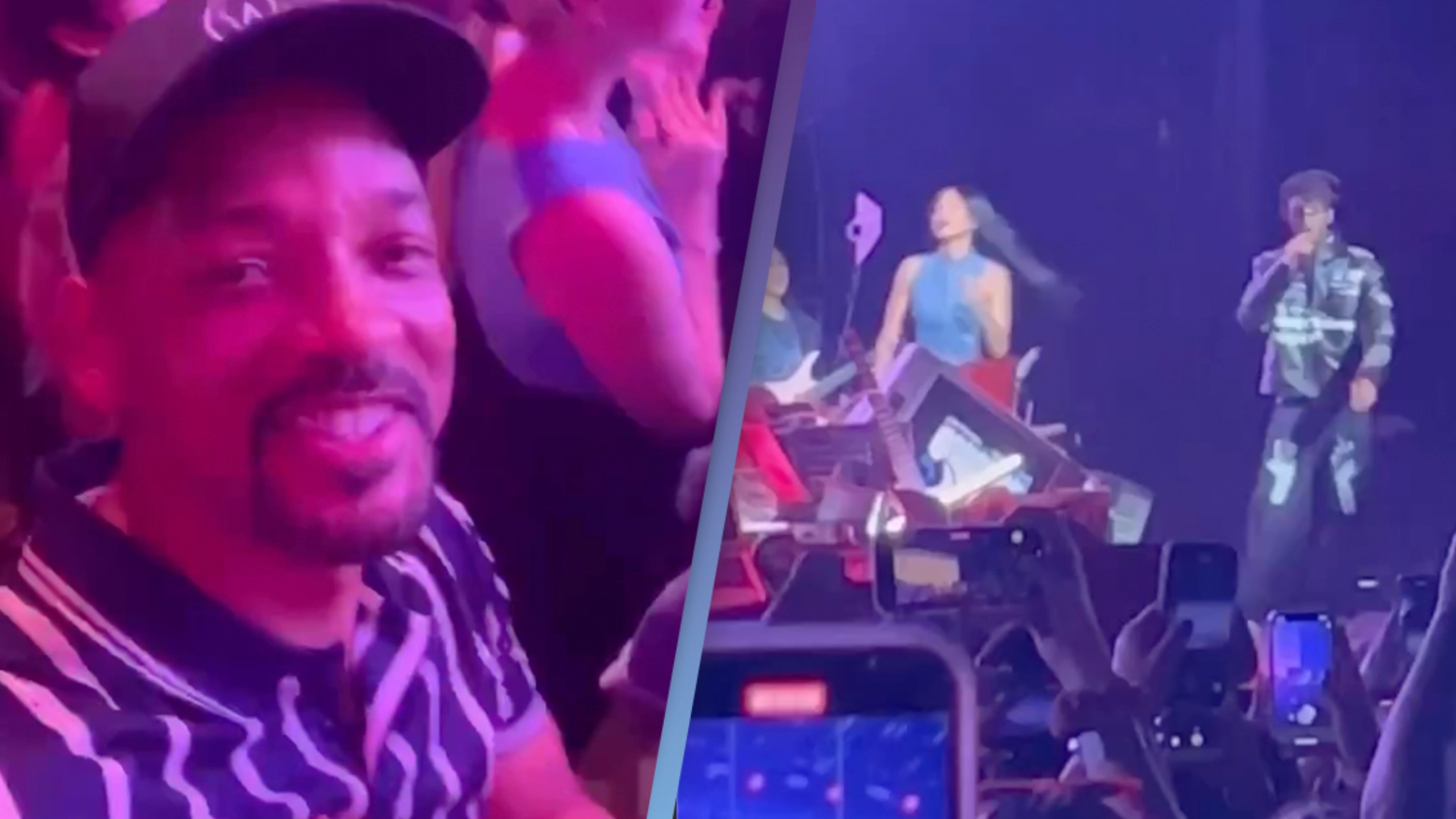 Will Smith is the proudest dad ever as he watches kids Jaden and Willow perform at Coachella