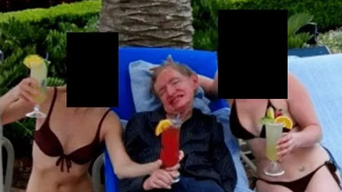 Stephen Hawking's family reveal identity of women in bikinis seen with him in photo released in Epstein files
