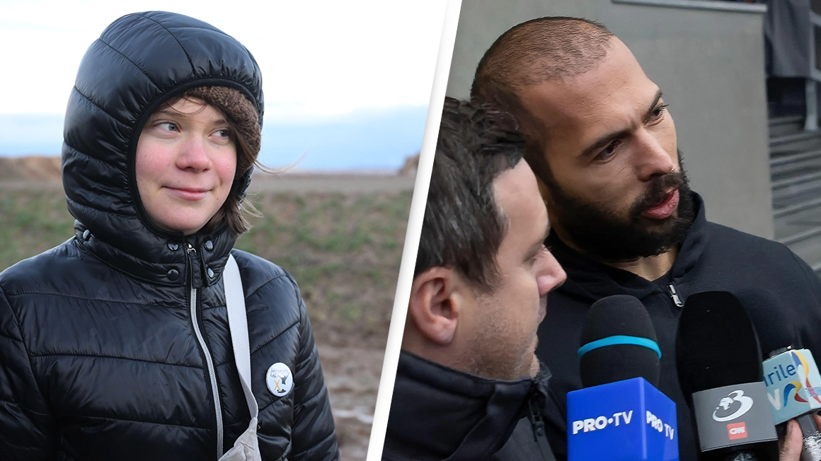 Greta Thunberg says Andrew Tate is threatened by people like her