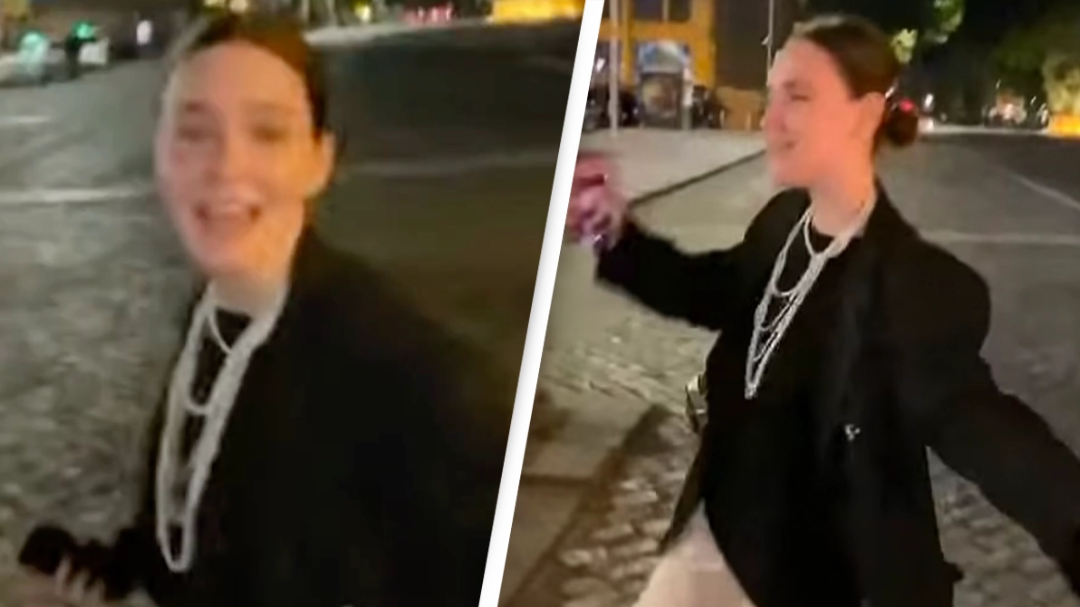 Woman films her tragic final moments singing and dancing before falling to her death on night out with friend