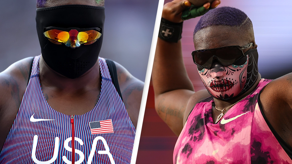 Powerful reason athlete wears mask when competing in Olympics