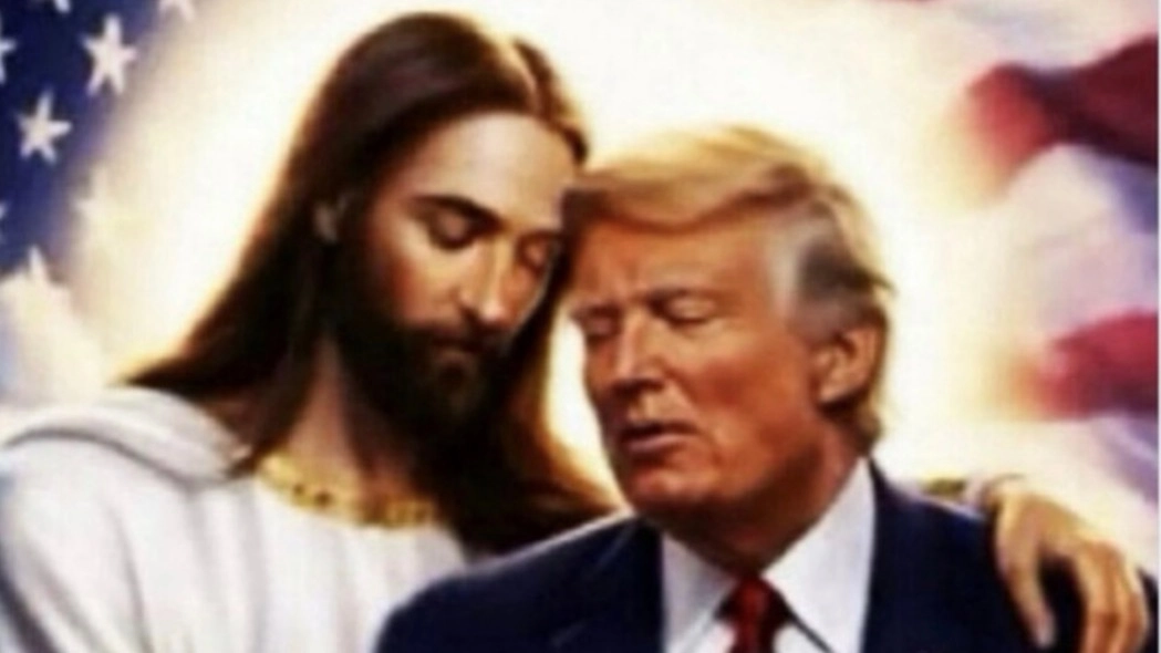 Trump shares second Jesus image days after ‘blasphemy’ backlash