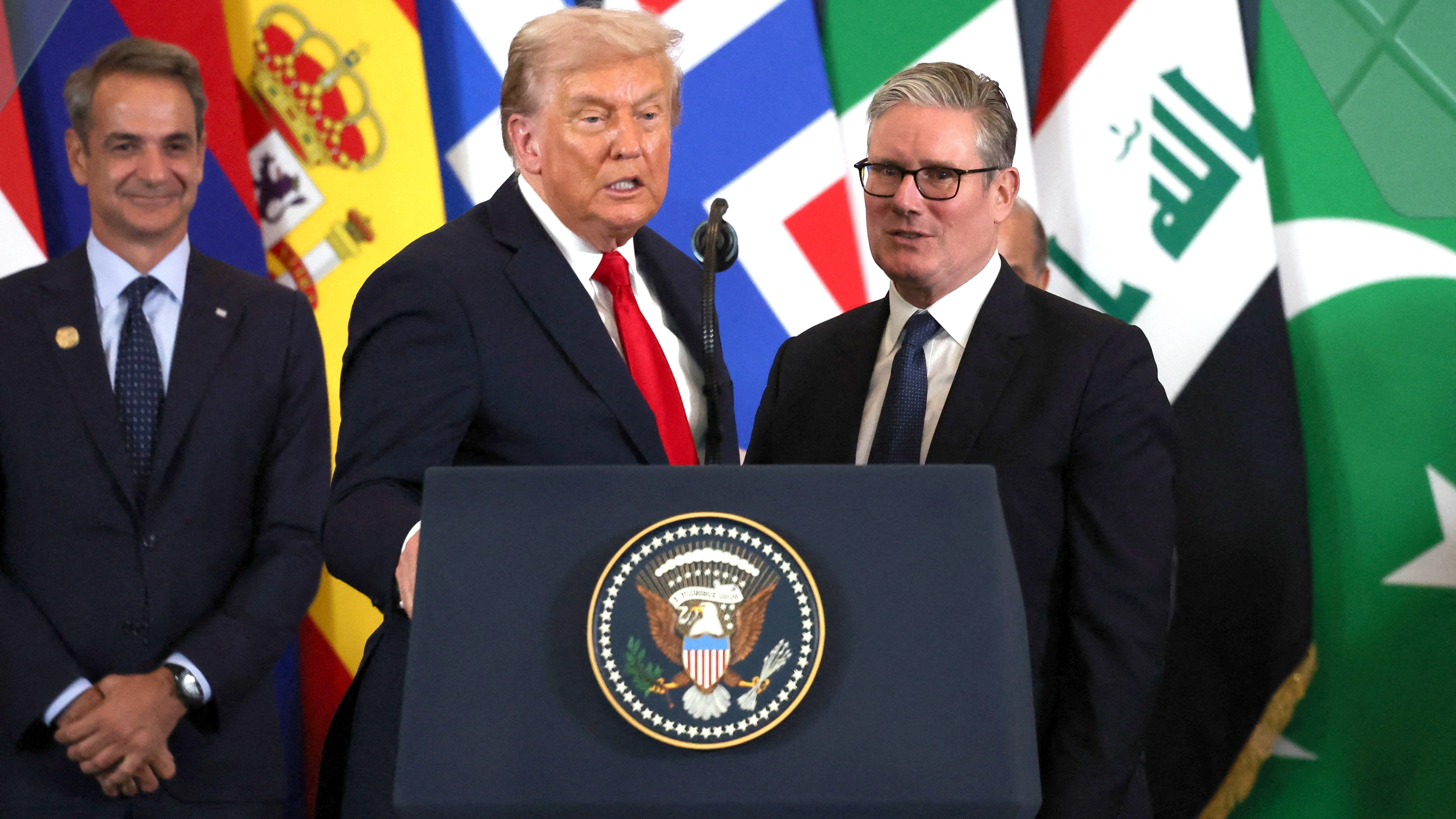 Donald Trump hits out at Keir Starmer with bold claim as Israel bombs Tehran oil depots