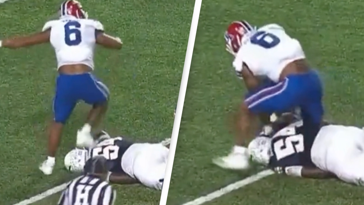 People call for further action after football player who stomped on opposing player’s head is suspended