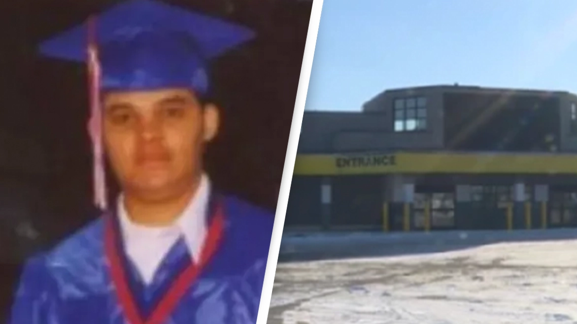 Store worker was found trapped behind shelves almost 10 years after going missing