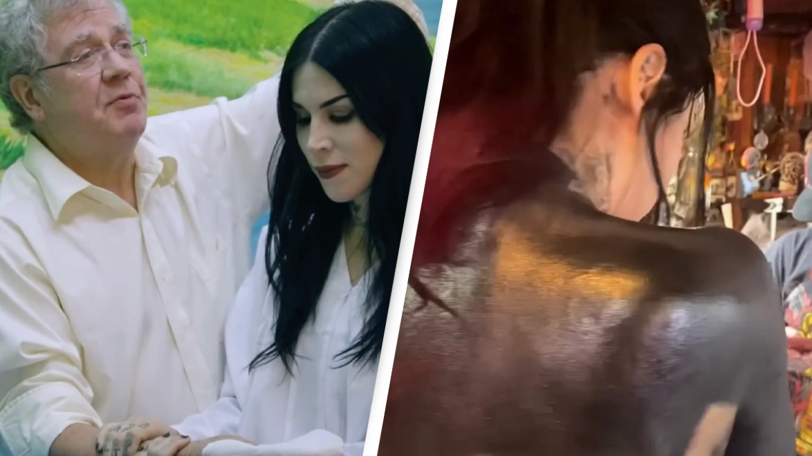 Kat Von D has converted to Christianity after covering her tattoos up