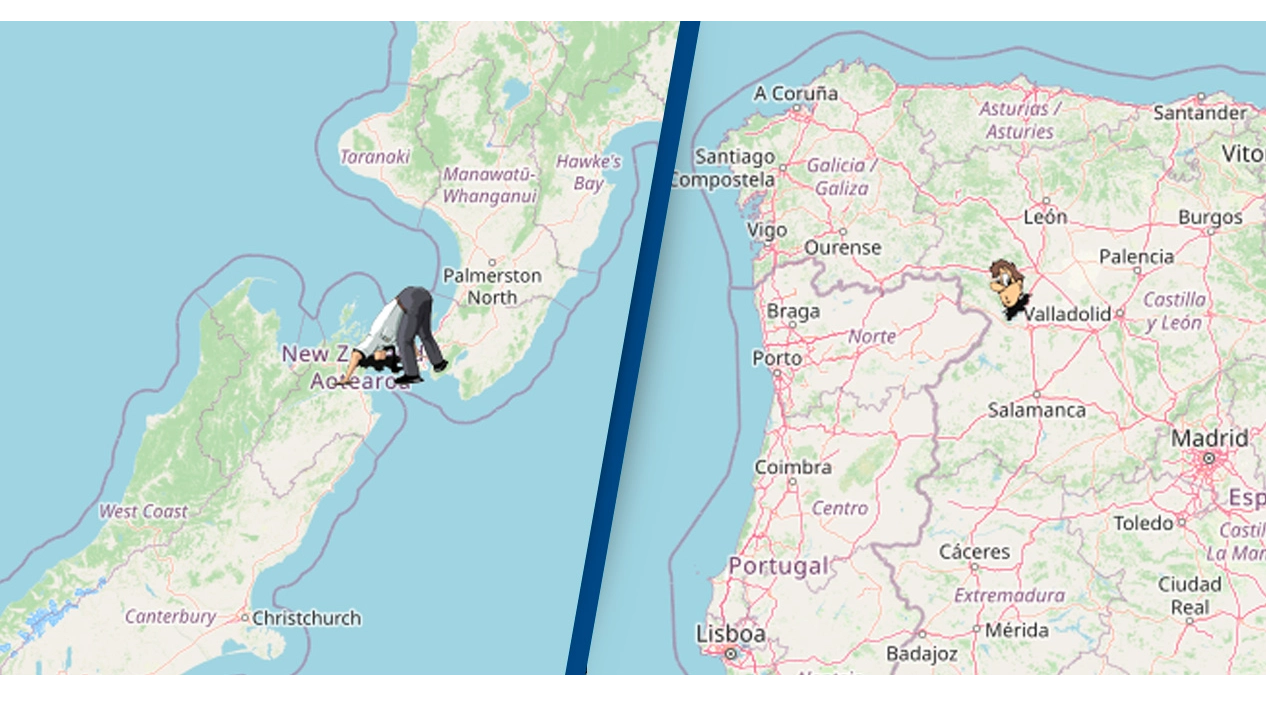 Interactive map shows where you'd pop up if you dug straight through the Earth