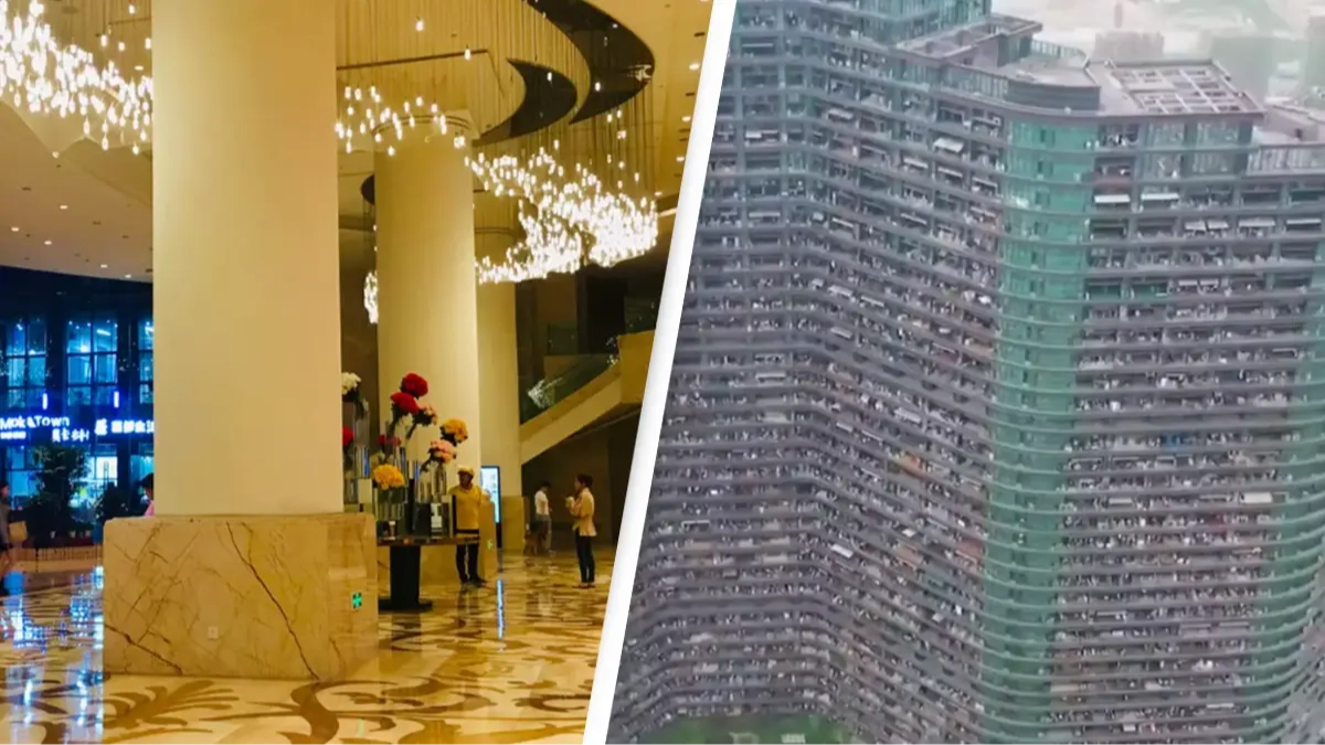 Realtor gives an inside look at ‘dystopian' building where 20,000 residents never need to go outside