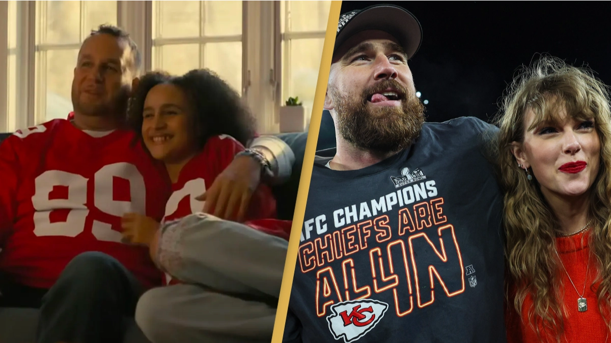 Fans emotional over Super Bowl ad showing real-life NFL 'Taylor Swift effect'