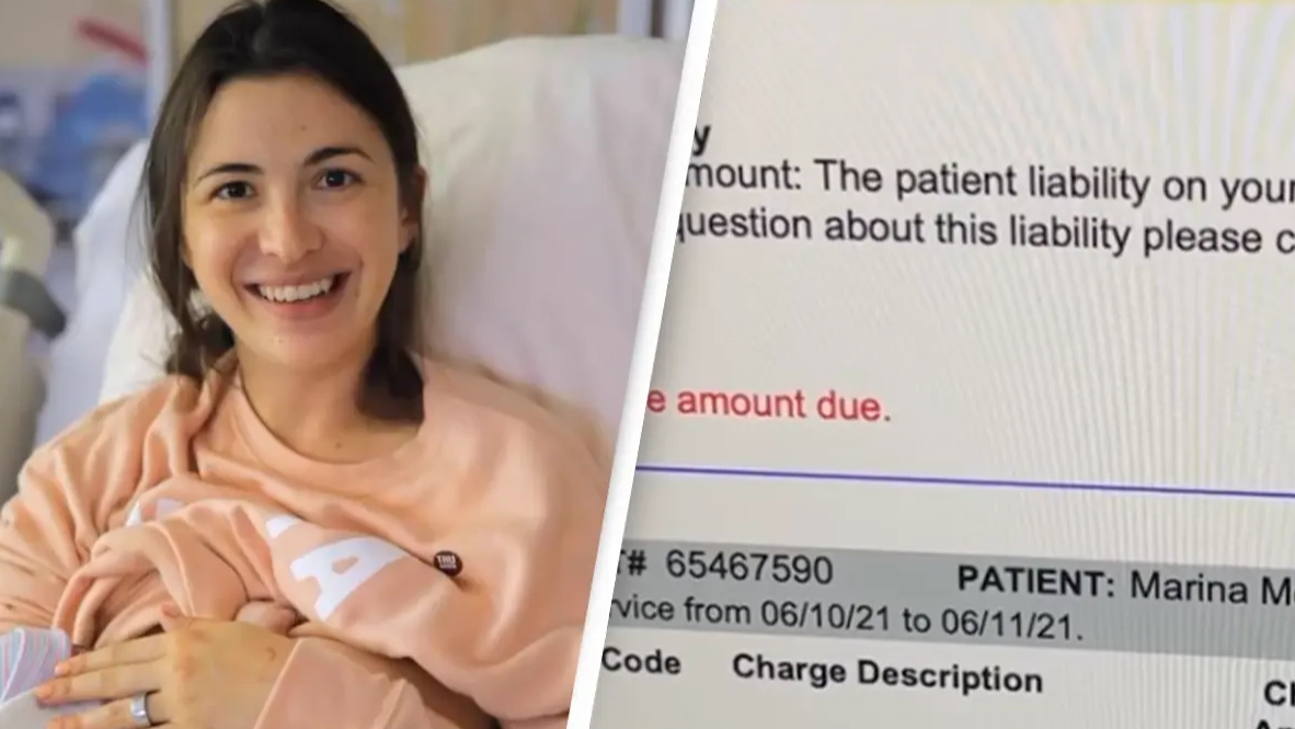Woman reveals shocking amount it costs to have a baby as she receives ‘disgusting’ medical bill