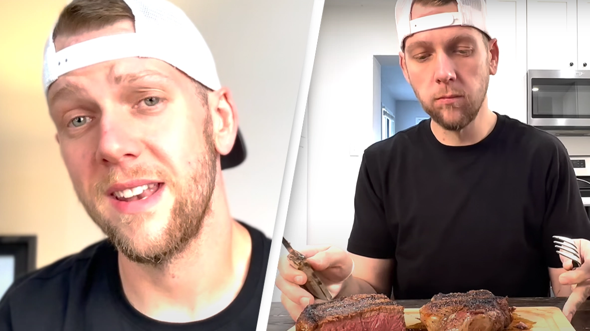 Man who only ate red meat and eggs for entire year explains why he decided to quit despite it ‘changing his life’