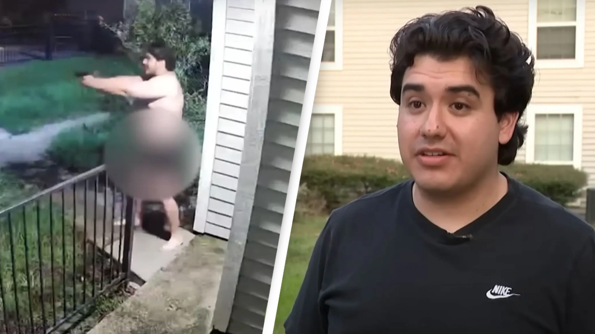Naked teacher with a gun saves 15-year-old girl from being sexually assaulted
