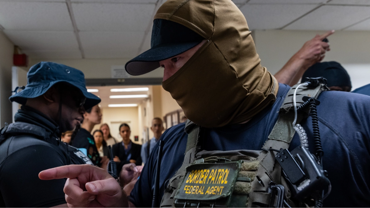 Staggering amount ICE agent claims to make after bragging about salary to protester