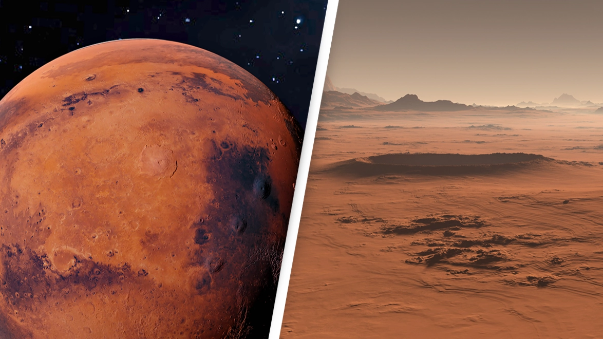 Strange structures discovered buried below the surface of Mars