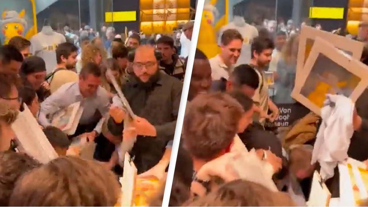 Pokémon fans erupt in chaos at Pikachu and Van Gogh merch collab event