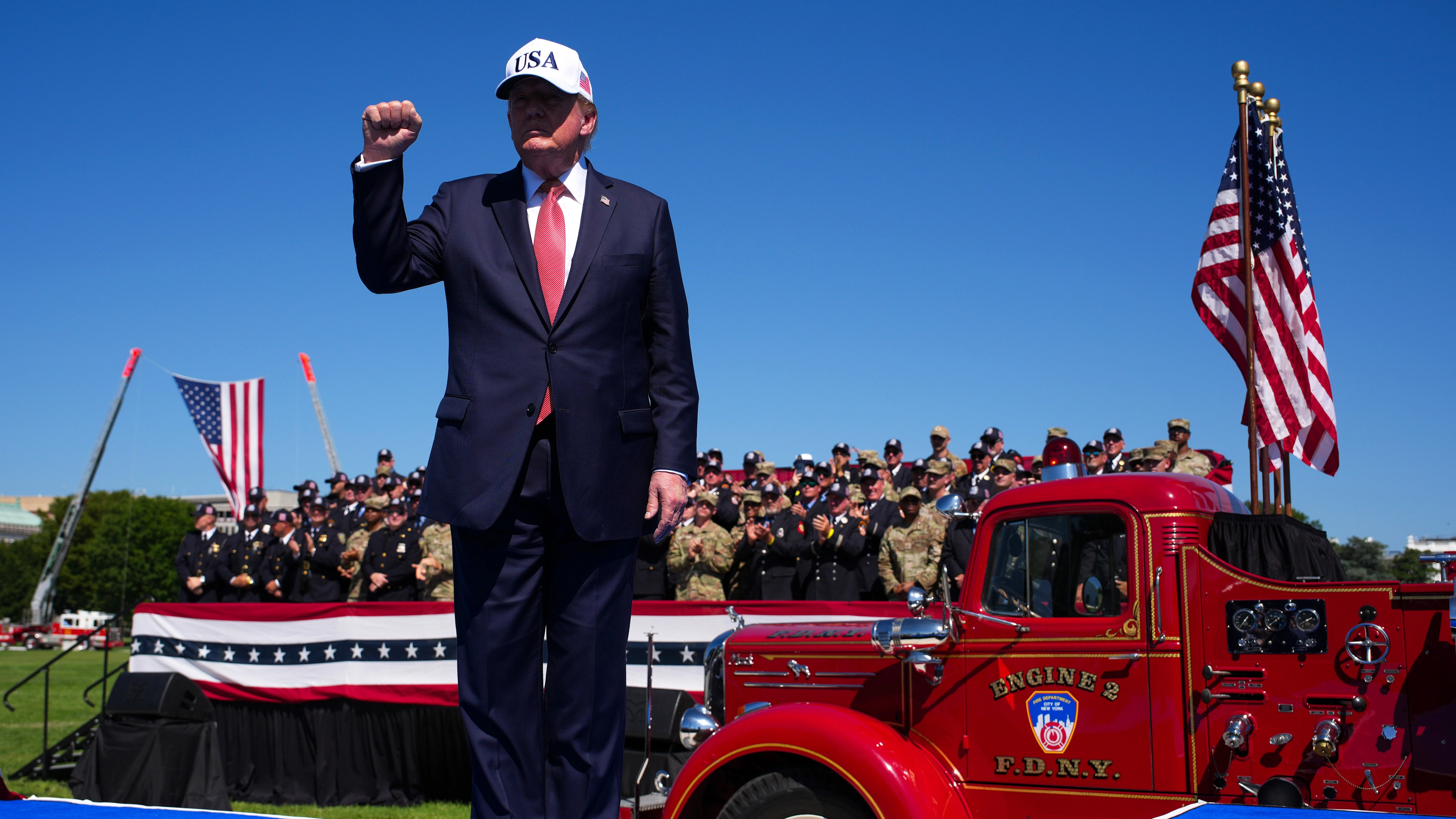 White House issues response after Trump slammed for lying about what happened to him on 9/11