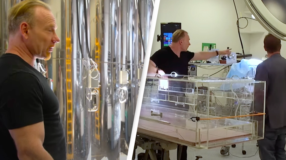 Inside facility storing hundreds of corpses with the hope of using technology to restore them to full health